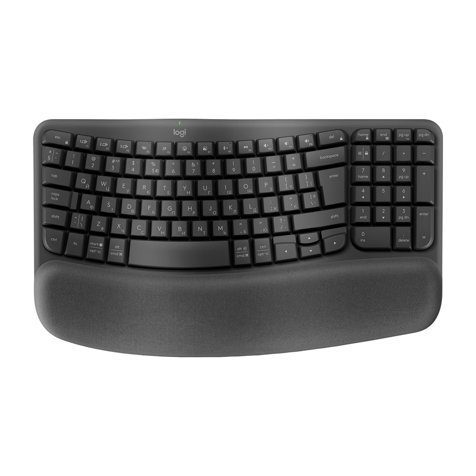 Клавіатура Logitech Wave Keys Bluetooth/Wireless Black (920-012304)