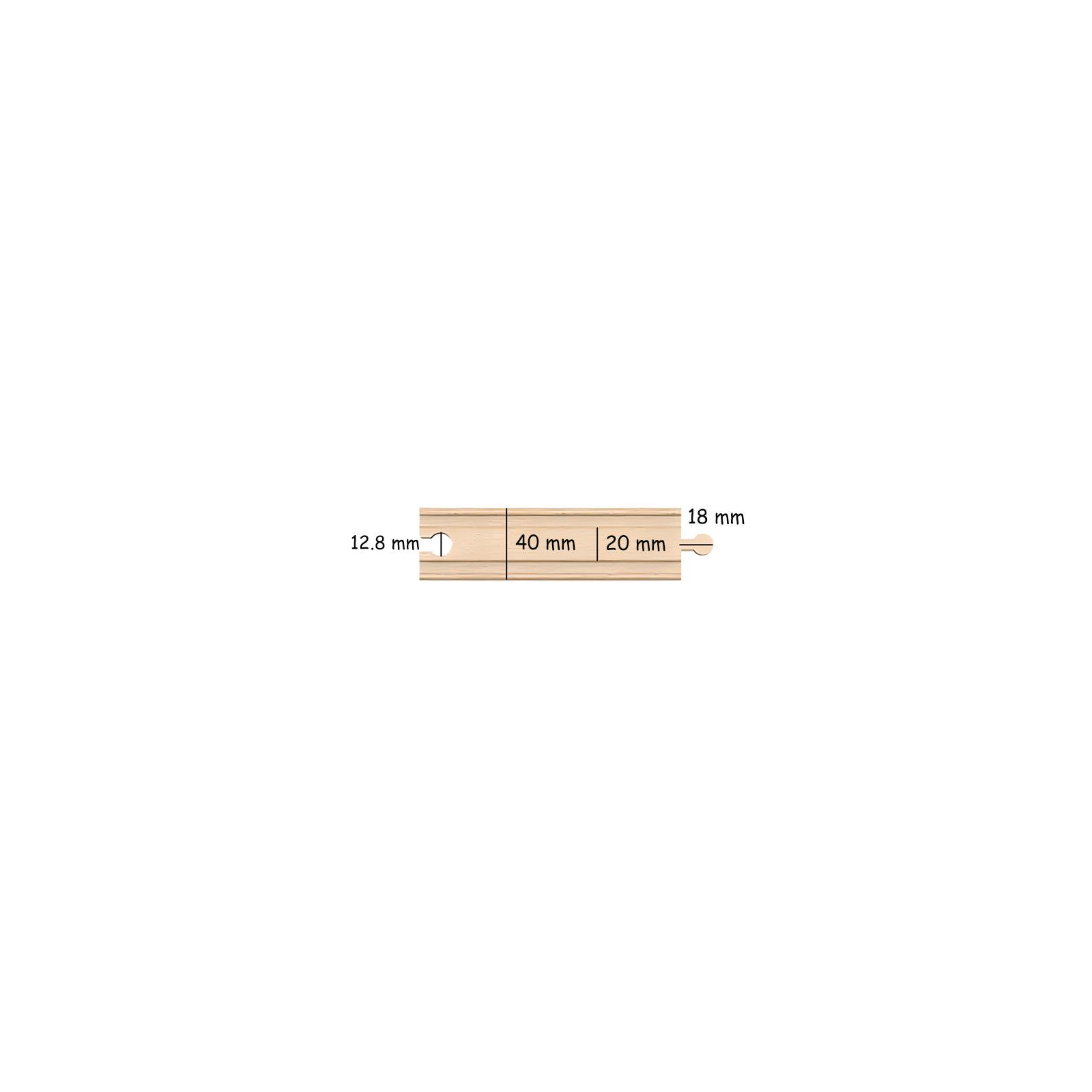 Залізниця Hape Гірський навантажувач 64 елемента (E3756) зображення 7