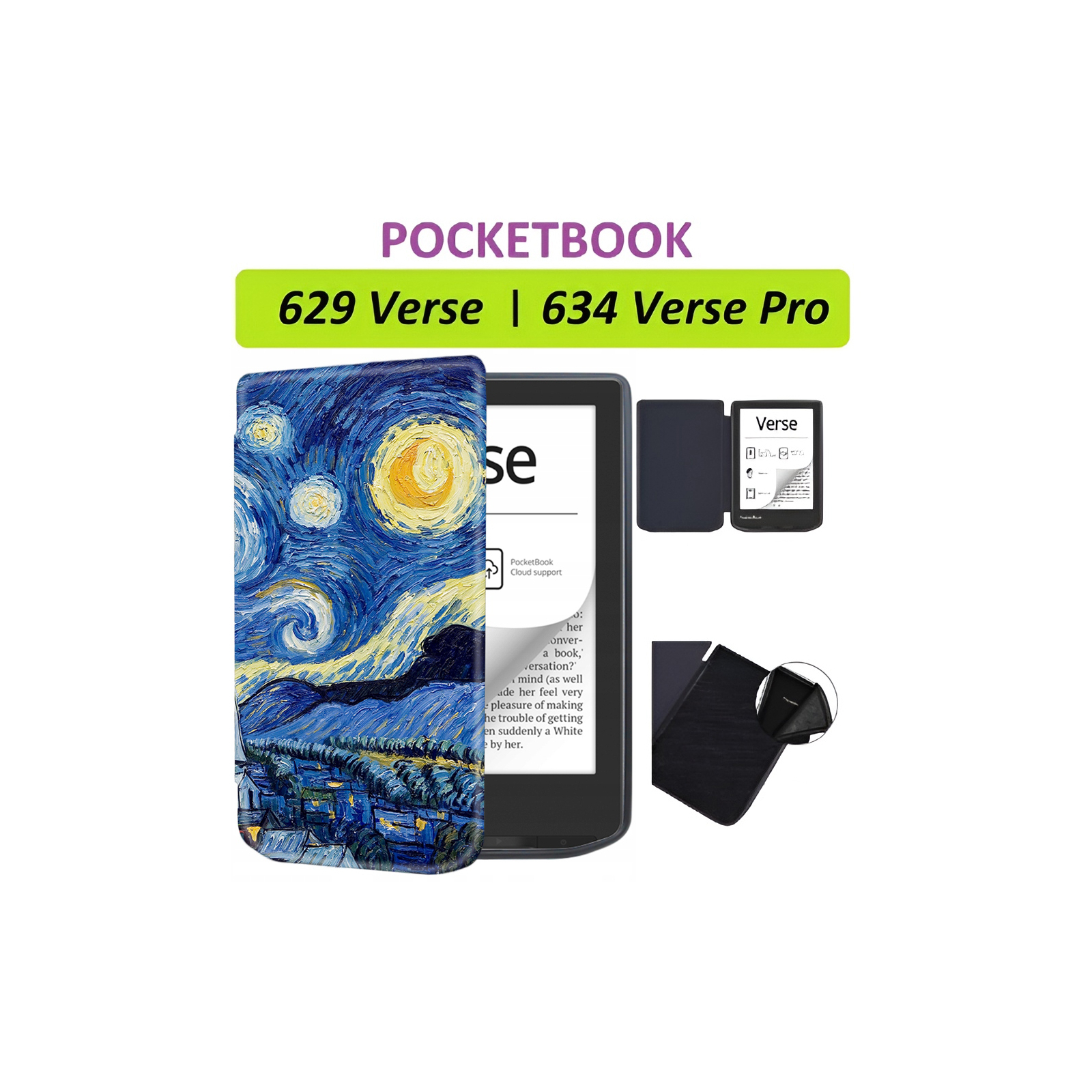 Чехол для электронной книги BeCover Smart Case PocketBook 629 Verse / 634 Verse Pro 6" Time To Travel (710982) изображение 8