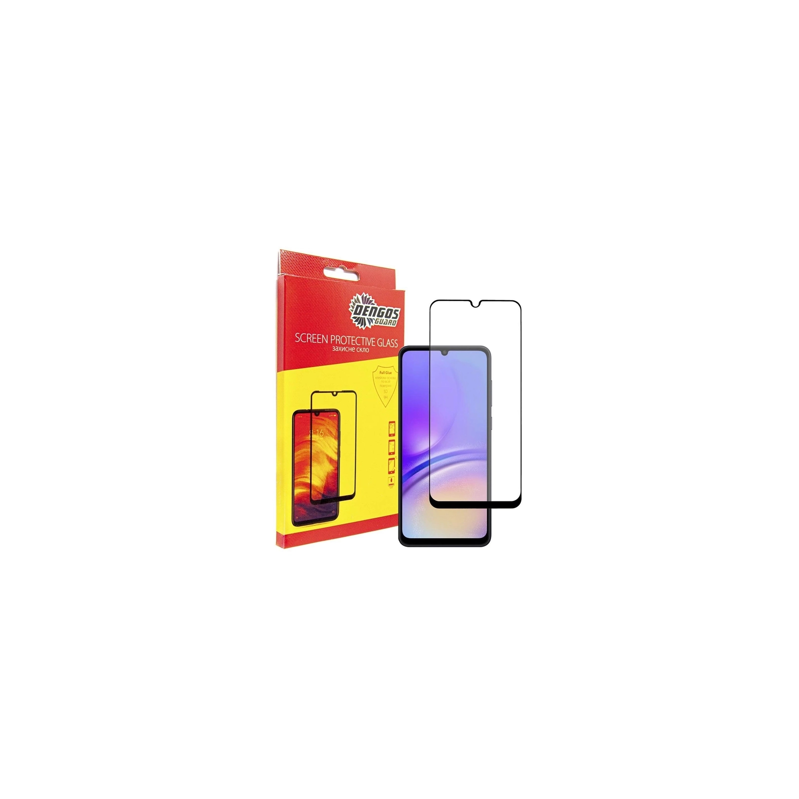 Чохол до мобільного телефона Dengos Kit for Samsung Galaxy A05s (A057) case + glass (Black) (DG-KM-09) зображення 4