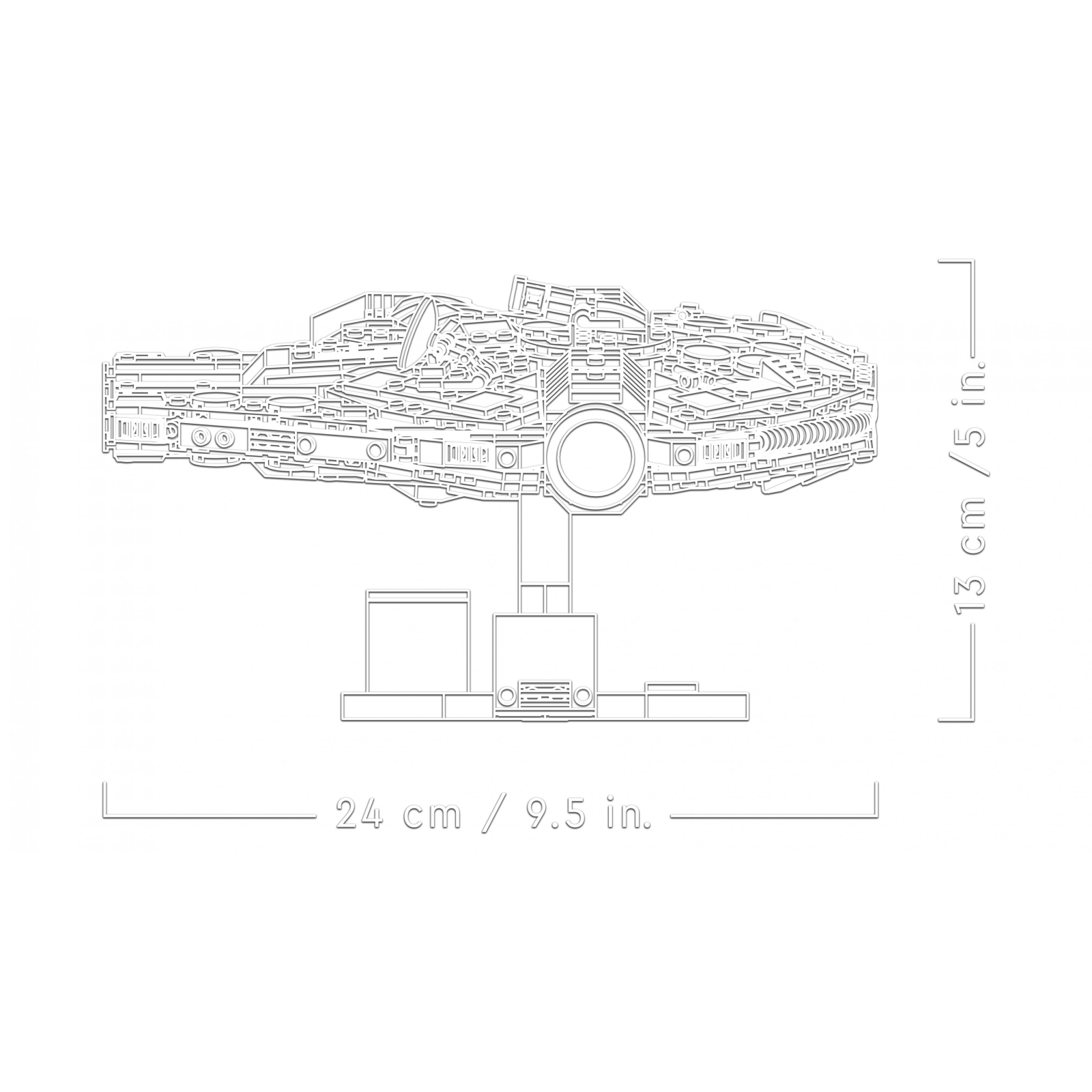 Конструктор LEGO Star Wars Тисячолітній сокіл 921 деталь (75375) зображення 5