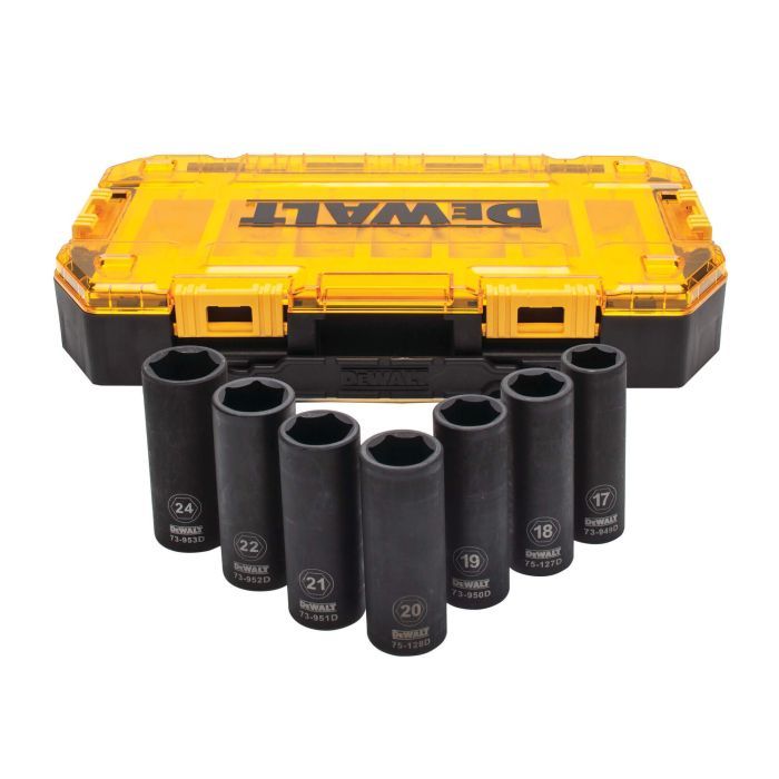Набор головок DeWALT ударных, 1/2", 7 шт. (DWMT74737-0)