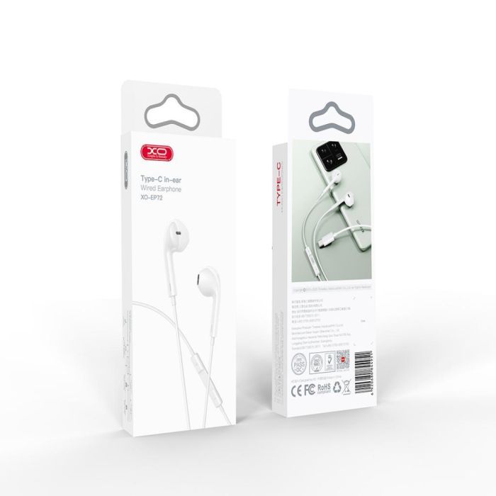 Наушники XO EP72 Type-C White (XO-EP72WH) изображение 5