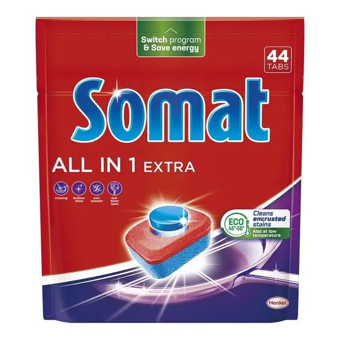 Таблетки для посудомийних машин Somat All in 1 Extra 44 шт. (9000101809190)