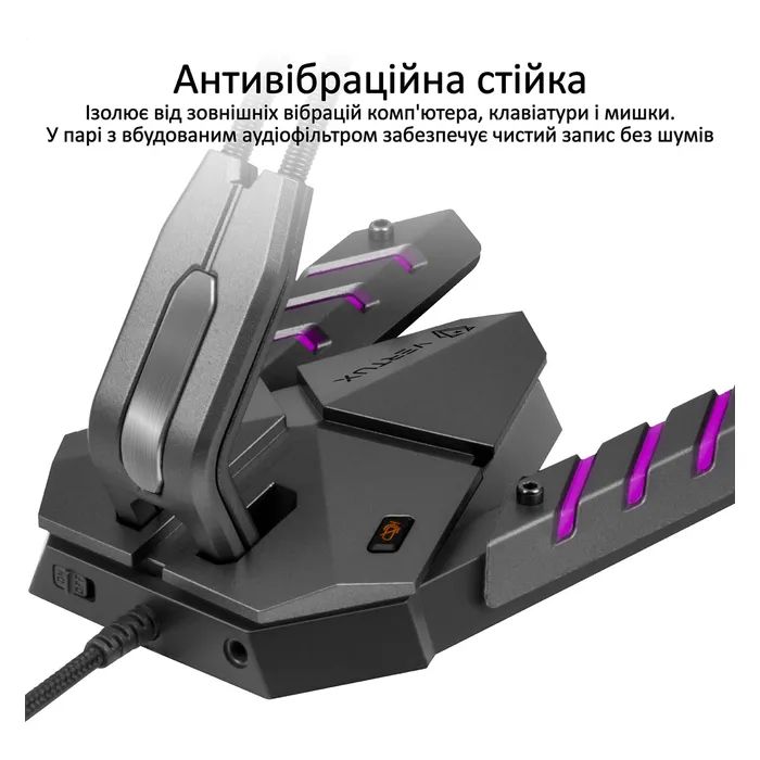 Микрофон Vertux Streamer-3 LED USB Black (streamer-3.black) изображение 2