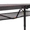 Туристический стол Bo-Camp Melrose Oval 120x80 cm Black/Wood look (1404220) изображение 11