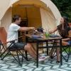 Туристический стол Bo-Camp Melrose Oval 120x80 cm Black/Wood look (1404220) изображение 12
