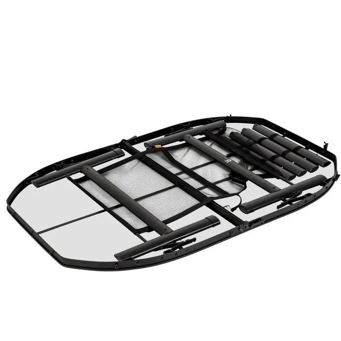 Туристический стол Bo-Camp Melrose Oval 120x80 cm Black/Wood look (1404220) изображение 3