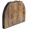 Туристический стол Bo-Camp Melrose Oval 120x80 cm Black/Wood look (1404220) изображение 4