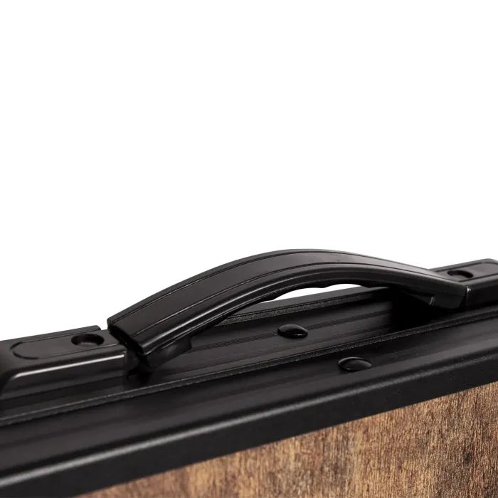 Туристический стол Bo-Camp Melrose Oval 120x80 cm Black/Wood look (1404220) изображение 5