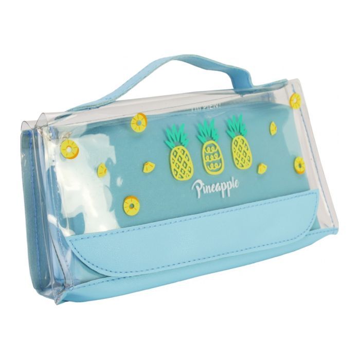 Пенал Cool For School Сумочка 2 в 1 2 відділення Блакитний (CF87209)