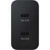Зарядний пристрій Samsung 50W 2xUSB-С + cableUSB-C to USB-C 1.8m black (EP-T5020XBEGEU) зображення 3