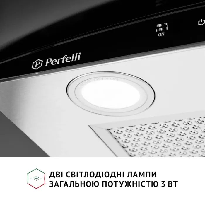 Витяжка кухонна Perfelli GRASSI 6PWX INOX зображення 5