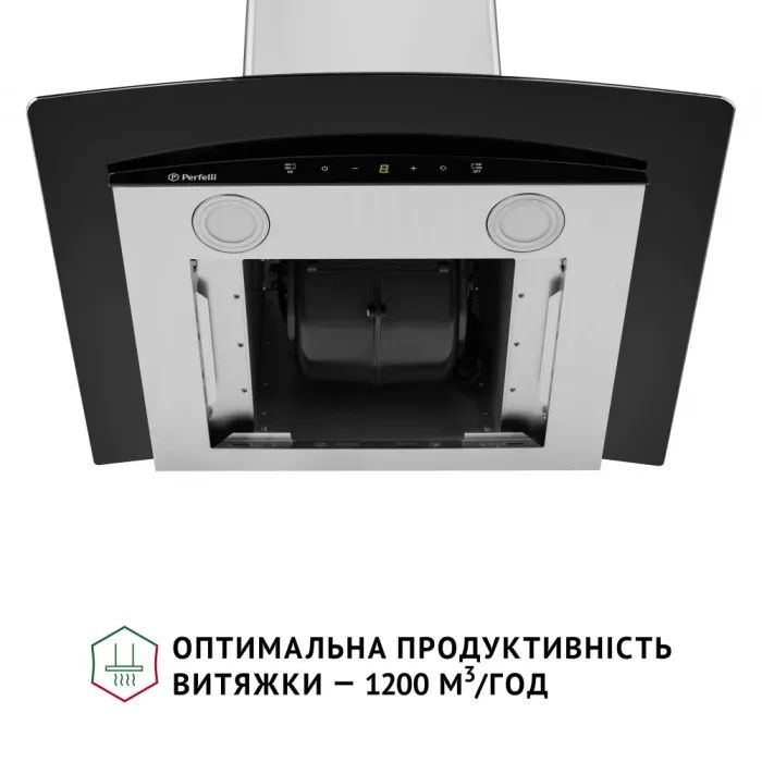 Витяжка кухонна Perfelli GRASSI 6PWX INOX зображення 9