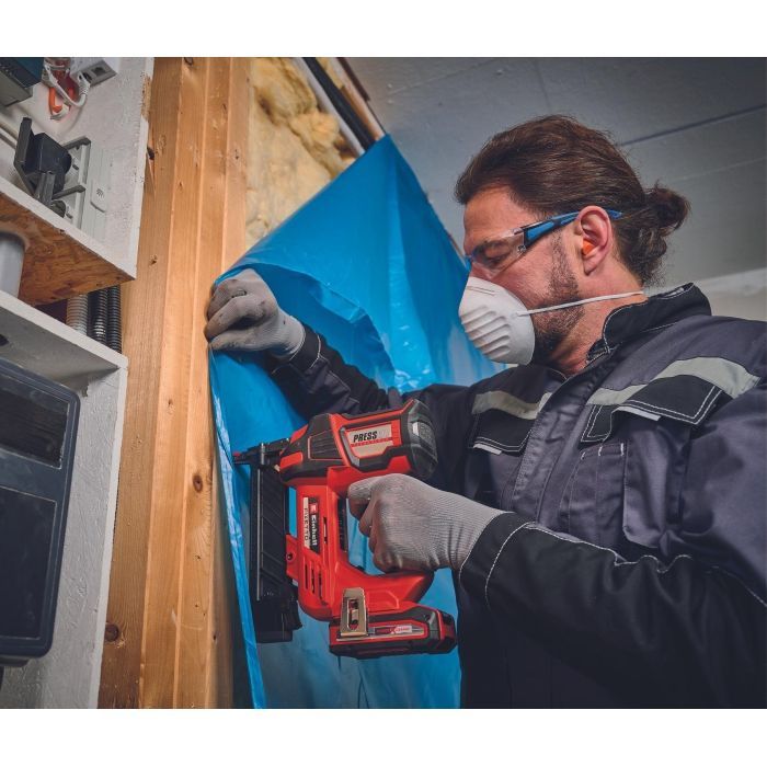 Степлер строительный Einhell FIXETTO 18/38 Solo PXC 18В под скобы 10-38мм 60п/мин (без АКБ и ЗУ) (4257785) изображение 4
