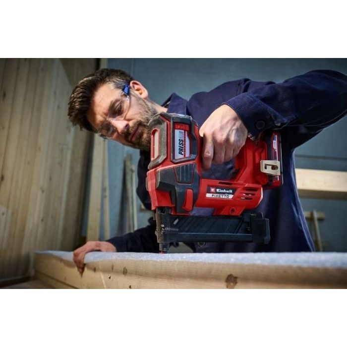 Степлер строительный Einhell FIXETTO 18/38 Solo PXC 18В под скобы 10-38мм 60п/мин (без АКБ и ЗУ) (4257785) изображение 7