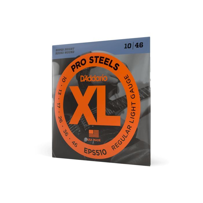 Струны для гитары D'Addario XL ProSteels Regular Light (10-46) (EPS510) изображение 2