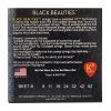 Струны для гитары DR Strings Black Beauties Electric - Light 7-String (09-52) (BKE7-9) изображение 3