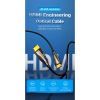 Кабель мультимедийный HDMI to HDMI 50.0m V2.0 Optical 4K 60Hz 18Gbps Dolby 7.1 PVC Black Zinc Alloy Vention (ALABX) изображение 3