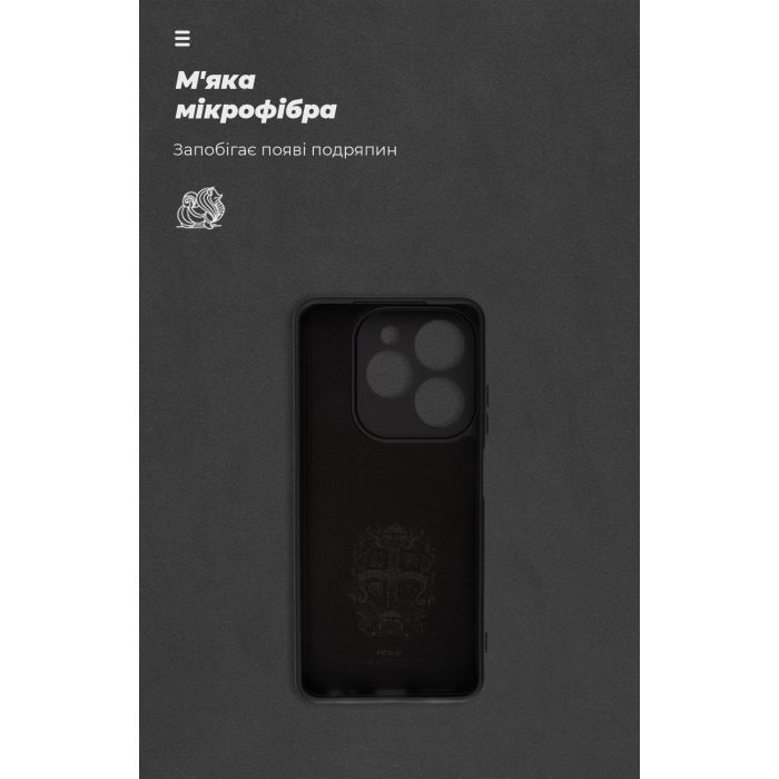 Чехол для мобильного телефона Armorstandart ICON Infinix Hot 40i Camera cover Black (ARM79057) изображение 4