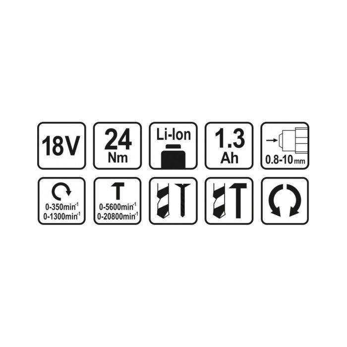 Шуруповерт Sthor 78974 зображення 2