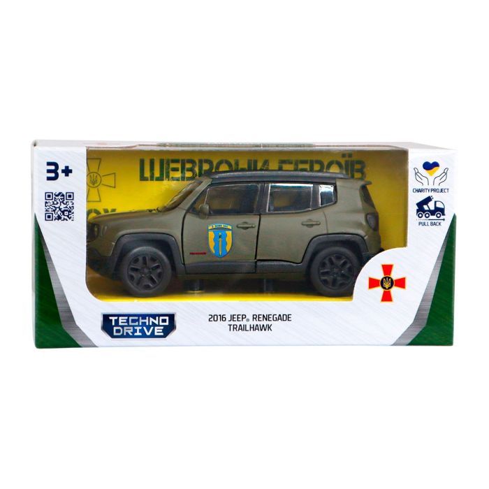 Машина TechnoDrive серии Шевроны Героев - Jeep Renegade Trailhawk - Айдар (250351W) изображение 6