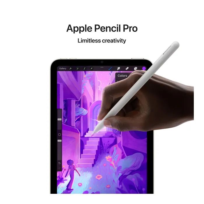 Планшет Apple iPad mini 2024 Wi-Fi 128GB Starlight (MXN83NF/A) изображение 5