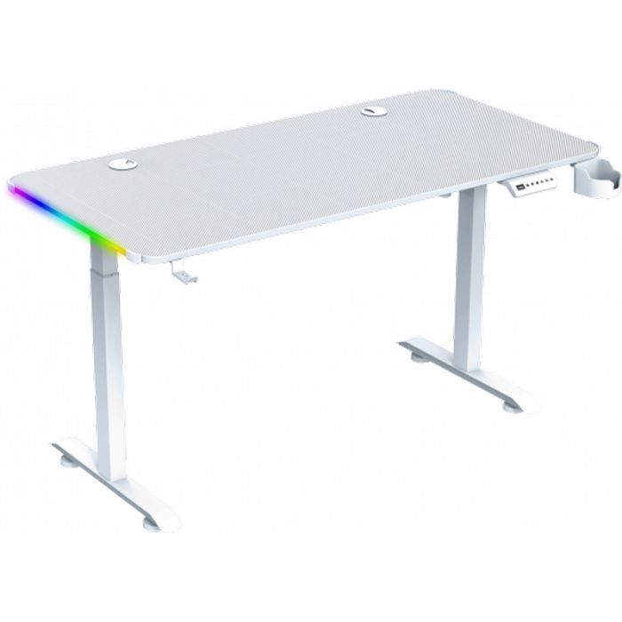 Компьютерный стол GT Racer T-1231 White (T-1231 (120x60x73-117) White)