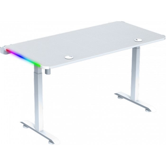 Компьютерный стол GT Racer T-1231 White (T-1231 (120x60x73-117) White) изображение 2