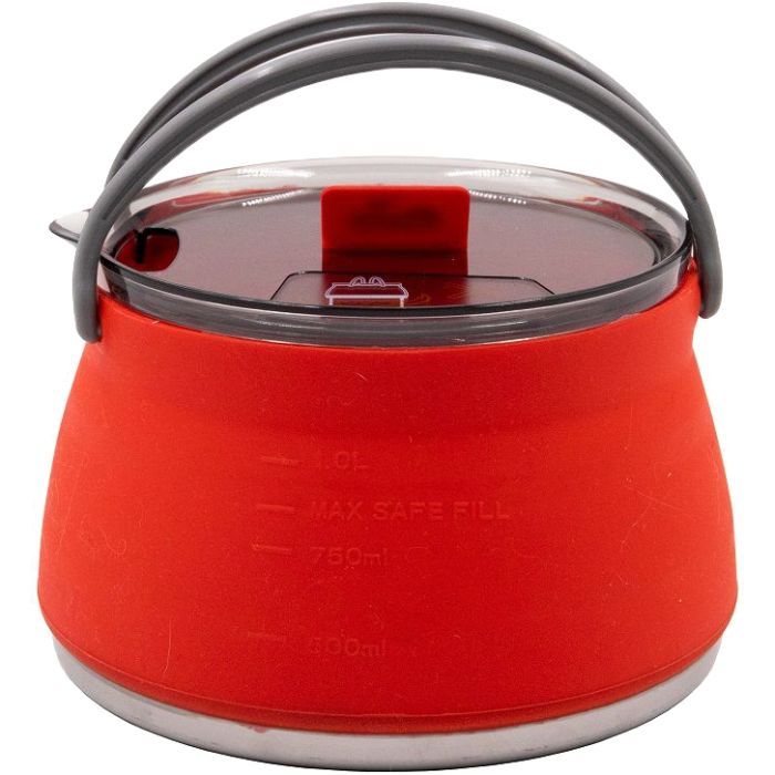 Чайник туристический Tramp Silicon 1 л Terracota (TRC-125-terracota)