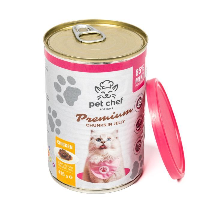 Вологий корм для кішок Pet Chef З куркою 415 г (4820255193564) зображення 3
