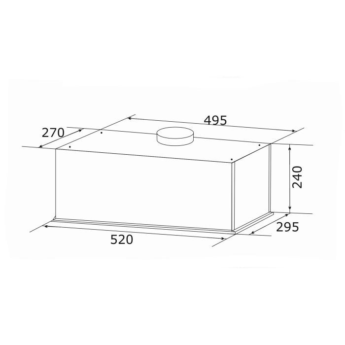 Витяжка кухонна GRANADO Palamos 1614-1200 black glass (GCH476411) зображення 11