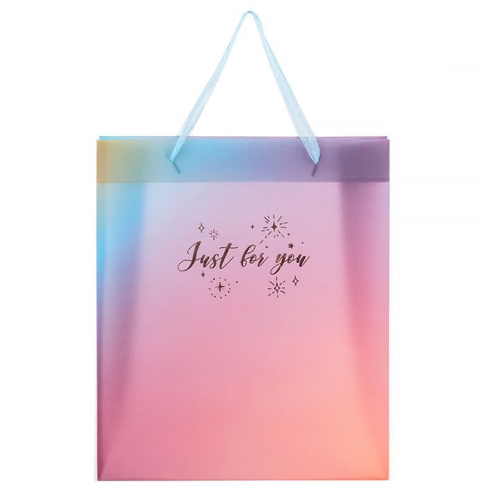 Подарочный пакет Axent пластиковый Just for you-2, 32х27 см (8504-38-A)