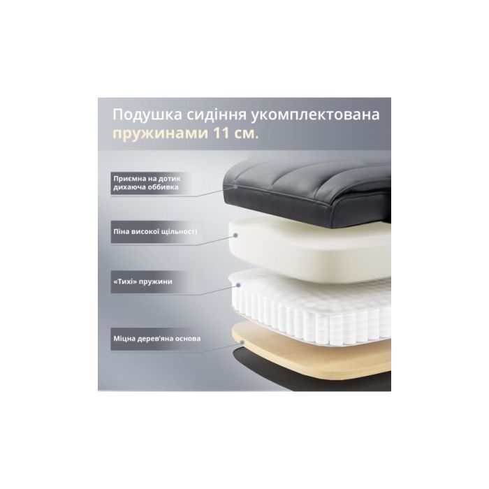 Офисное кресло GT Racer B-2511 Gray (B-2511 Fabric Gray) изображение 4