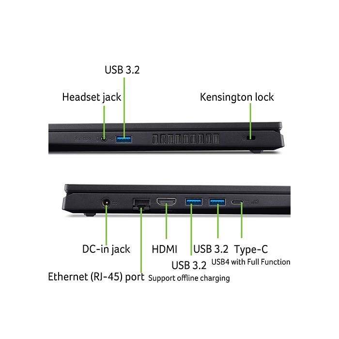 Ноутбук Acer Nitro V 15 ANV15-41-R60J (NH.QSHEU.00H) изображение 8