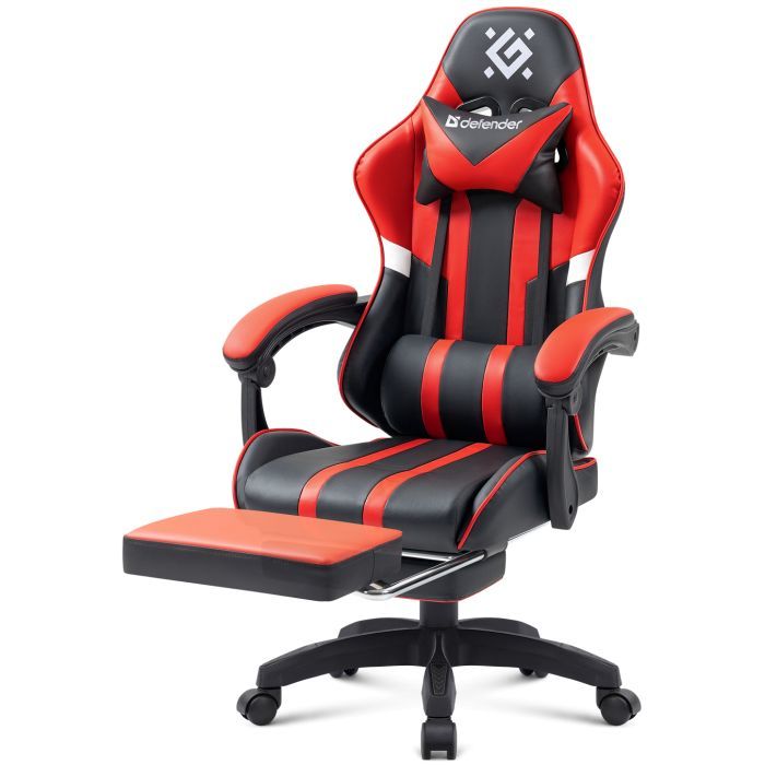 Кресло игровое Defender Colran Red/Black (64025) изображение 6