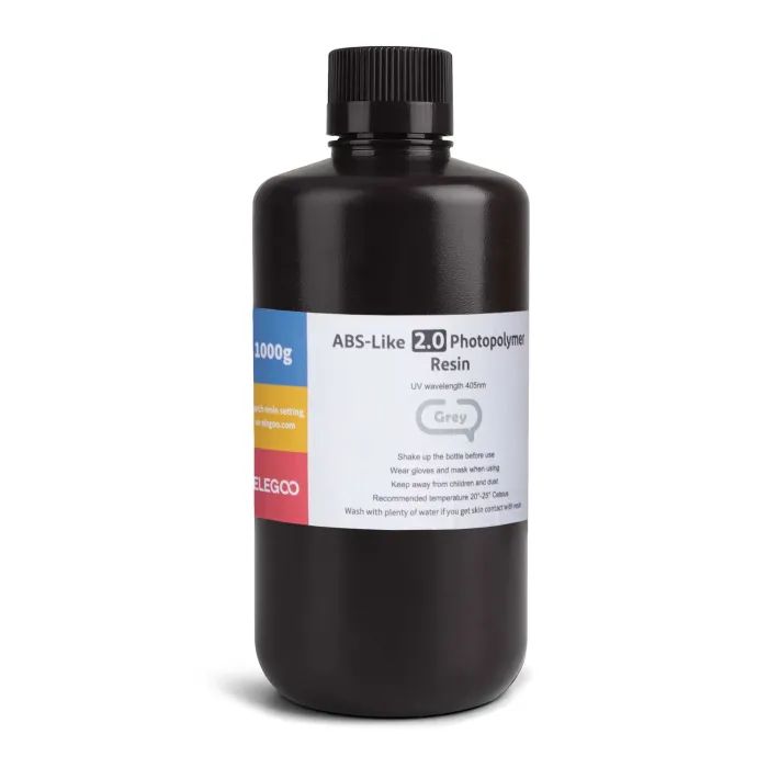 Фотополимерная смола ELEGOO Resin, ABS-like 2.0 1кг, gray (50.103.0060) изображение 2