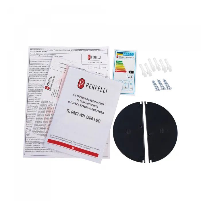 Вытяжка кухонная Perfelli TL 6822 WH 1200 LED изображение 11