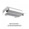 Вытяжка кухонная Perfelli TL 6822 WH 1200 LED изображение 3