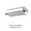 Вытяжка кухонная Perfelli TL 6822 WH 1200 LED изображение 4