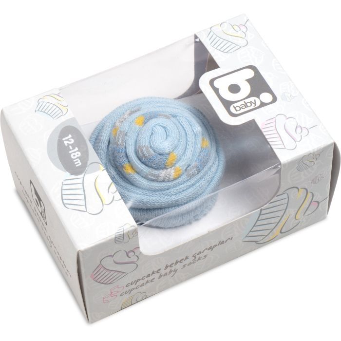 Шкарпетки дитячі Bibaby подарункові (68327-18-24-blue) зображення 4