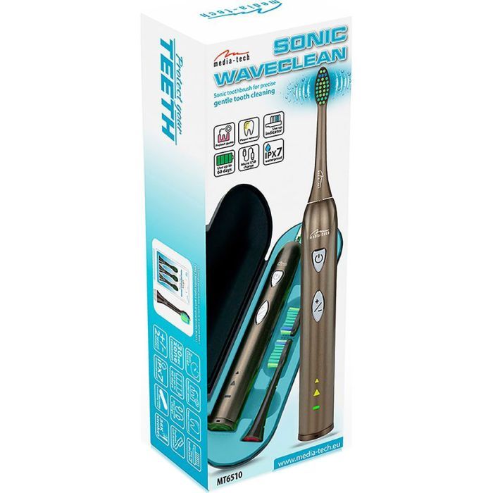Електрична зубна щітка Media-Tech SONIC WAVECLEAN (MT6510) зображення 4