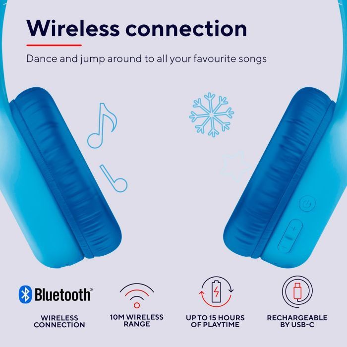 Наушники Trust Nouna Kids Wireless Blue (25275) изображение 4