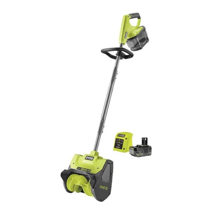 Снігоприбирач Ryobi ONE+ RY18ST25A-140, 18V, 4Ah, ширина 25см, викид 6м, глибина 15см (5133006235)