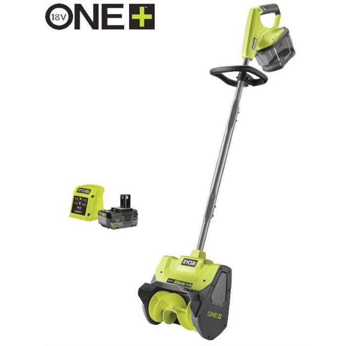 Снігоприбирач Ryobi ONE+ RY18ST25A-140, 18V, 4Ah, ширина 25см, викид 6м, глибина 15см (5133006235) зображення 2