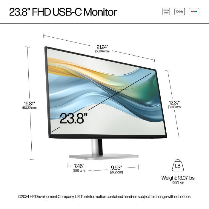 Монітор HP S5 Pro 524pu (9D9V7AA) зображення 11