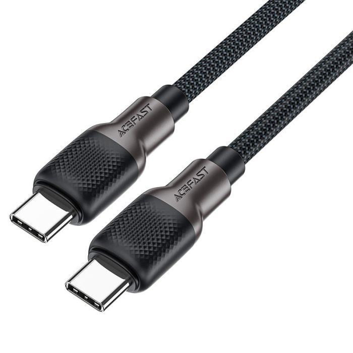 Дата кабель USB-C to USB-C 1.2m 3A silicone braid C10-03 Acefast (6974316283119) изображение 3
