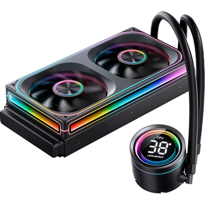Система рідинного охолодження JONSBO TH-240 Black зображення 3
