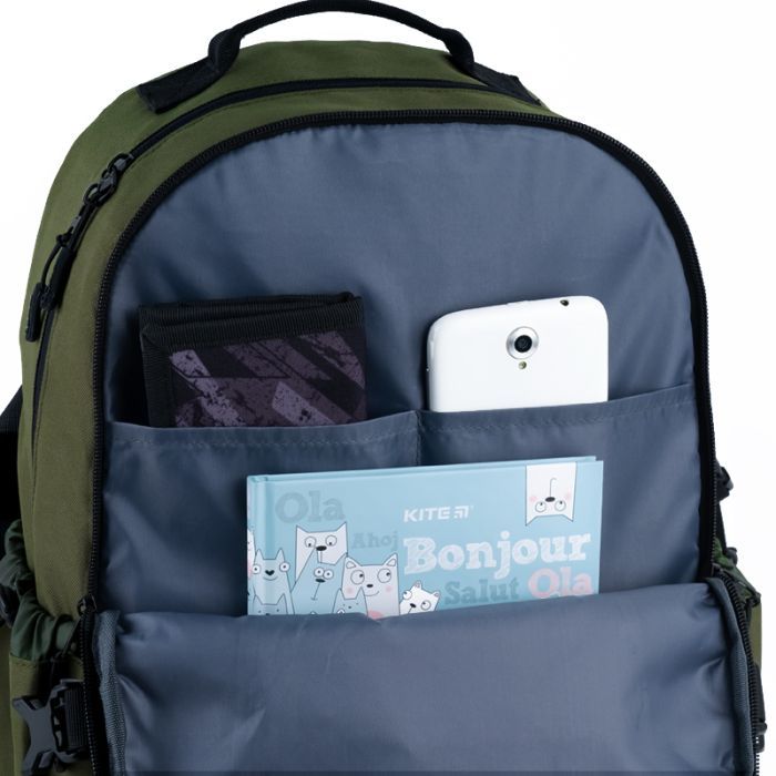 Рюкзак шкільний GoPack Education Teens 186 бежевий (GO25-186L-4) зображення 10