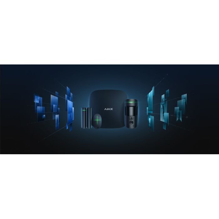 Комплект охранной сигнализации Ajax StarterKit Cam HDR black изображение 2